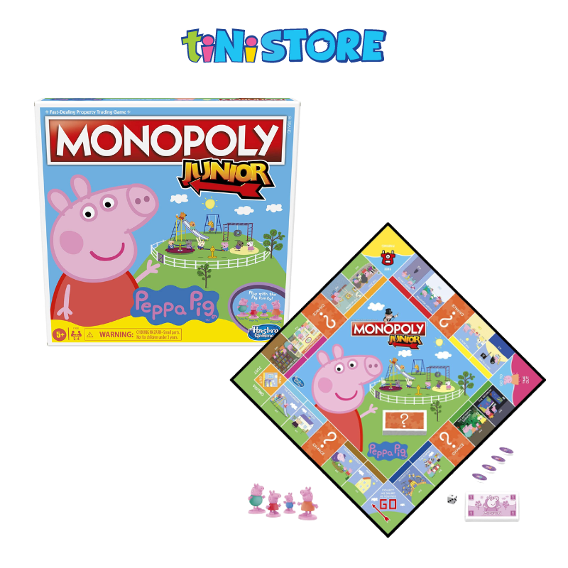 Bộ đồ chơi cờ tỷ phú hình Peppa Pig Monopoly