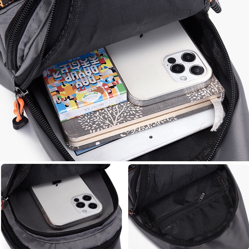 Túi Đeo Chéo Ngực Siêu Nhẹ Phong Cách Hàn Quốc Thời Trang Cho Nam Nữ Size 30cm -141