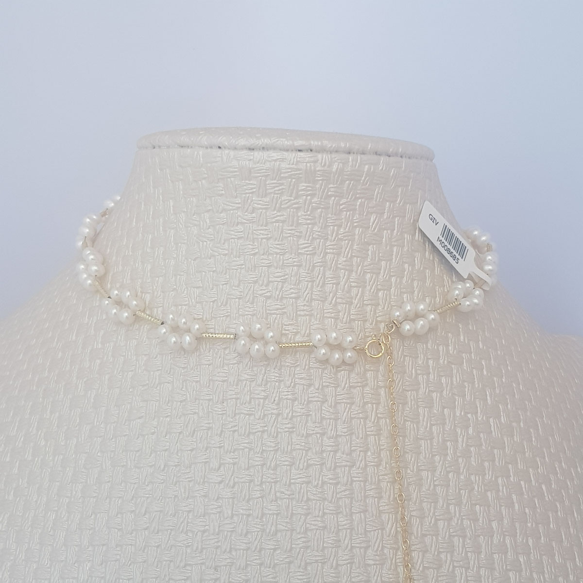 Chuỗi Vòng Cổ Ngọc Trai Tự Nhiên Cao Cấp - Chuỗi Kết Chùm Hoa - Trang Sức Cô Tấm - SEVENLOVE PERL - COTAM1405 + Tặng kèm bông tai nụ bạc 8ly