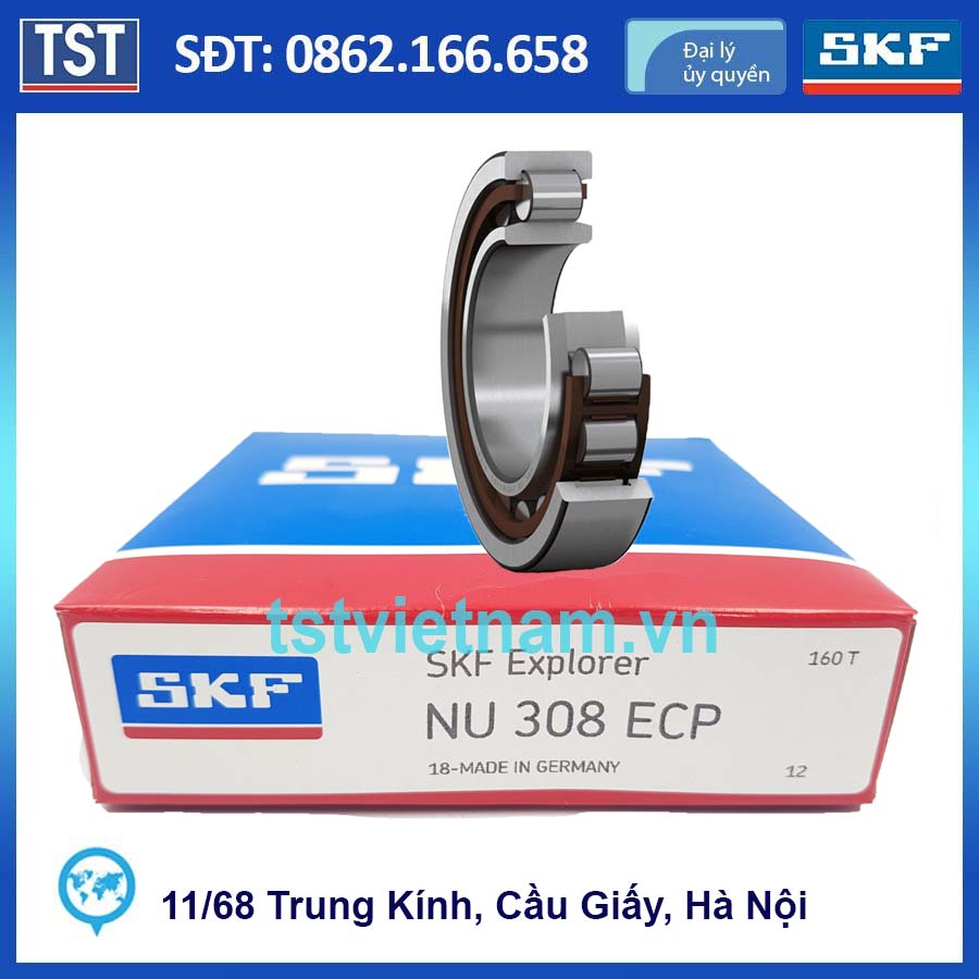 Vòng bi SKF NU 308 ECP (Chính hãng 100%)