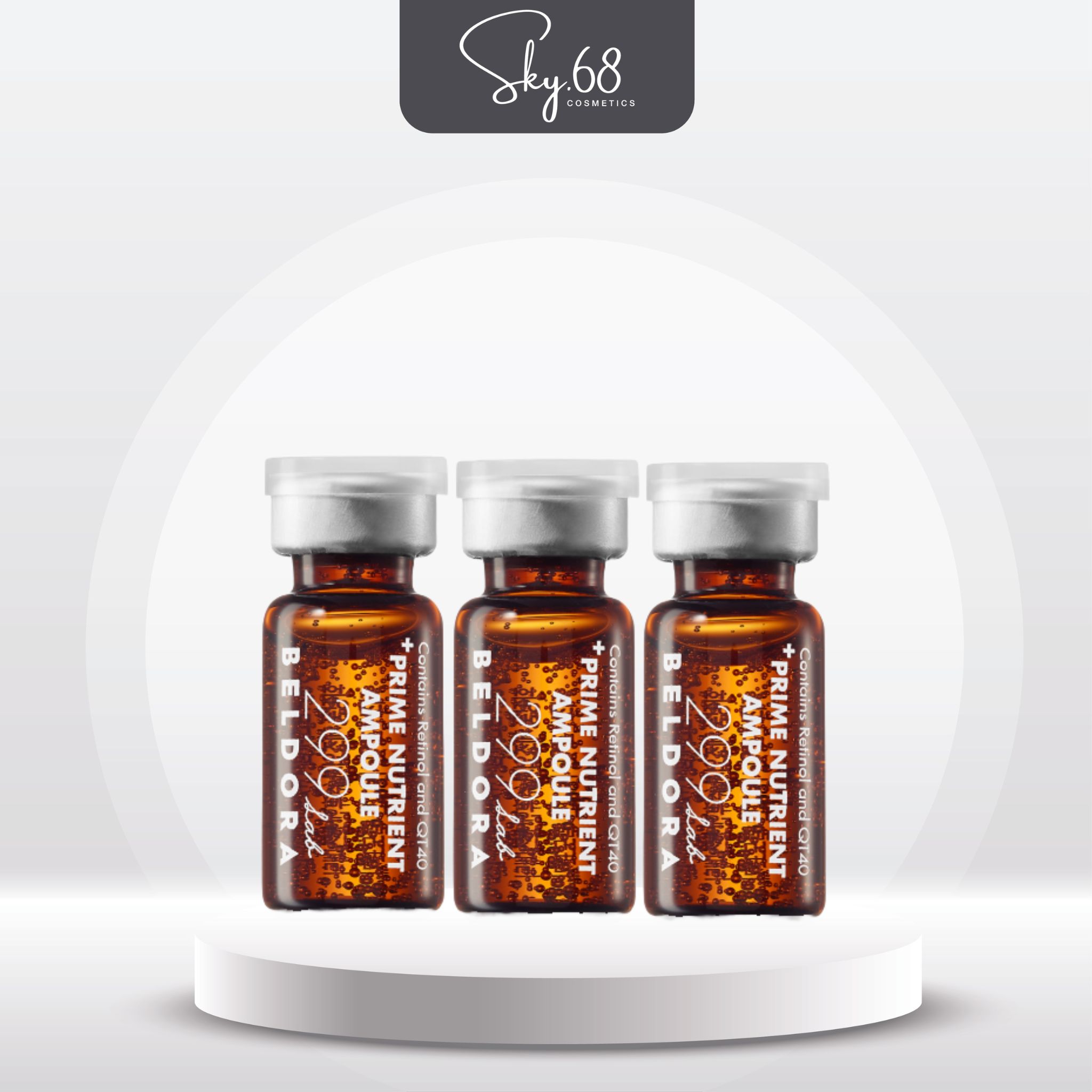 Siêu Tinh chất Trẻ Hóa Tái Tạo, Dưỡng Trắng Da Retinol Beldora 299 Prime Ampoule Serum 2.5ml