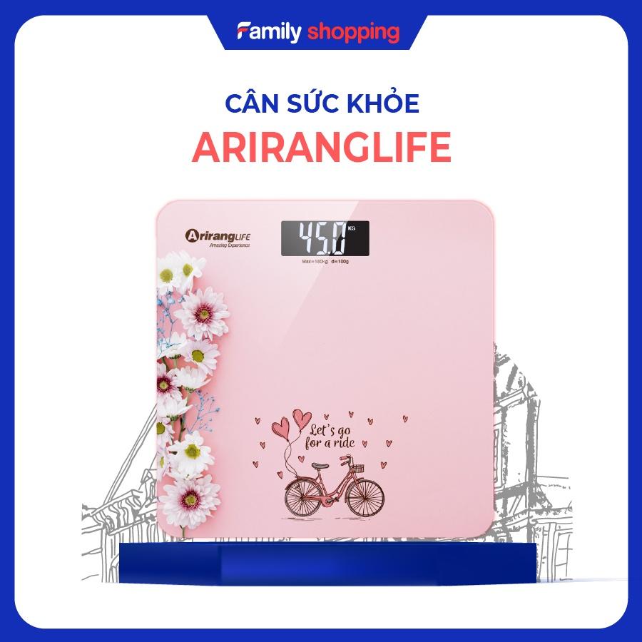 Cân điện tử sức khỏe - Cân điện tử gia đình ARIRANGLIFE AR-S18G mini tiện lợi, bền đẹp, độ chính xác cao