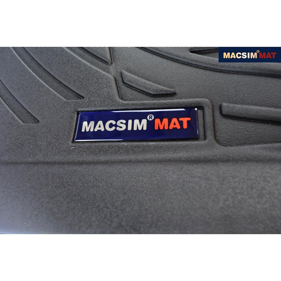 Thảm lót sàn xe ô tô Isuzu D-max 2015- 2020 Nhãn hiệu Macsim chất liệu nhựa TPV cao cấp màu đen