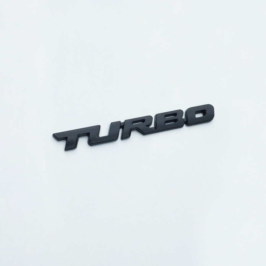 Cặp turbo trang trí xe - Đen