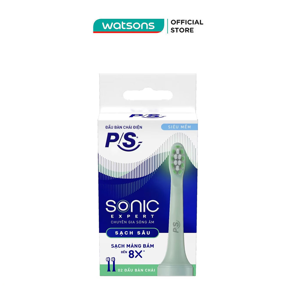 Bộ 2 Đầu Bàn Chải Điện P/S Sonic Expert .#Màu Hồng