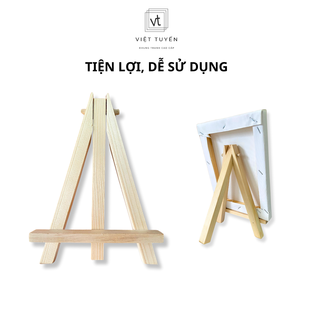 Giá đỡ mini gỗ thông để khung hình, để điện thoại giá tận xưởng - nội thất Việt Tuyến