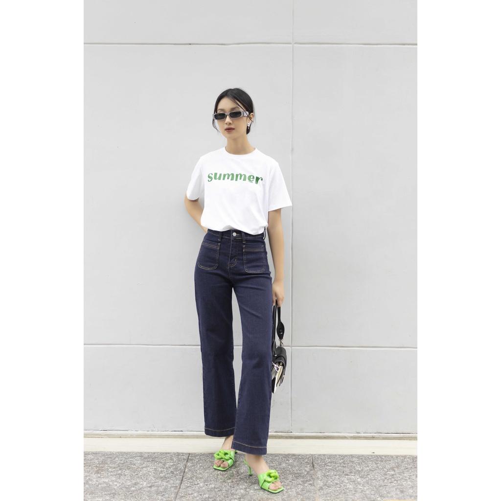 Áo thun tay lỡ Méo shop phông nữ cổ tròn cotton Season freesize form rộng