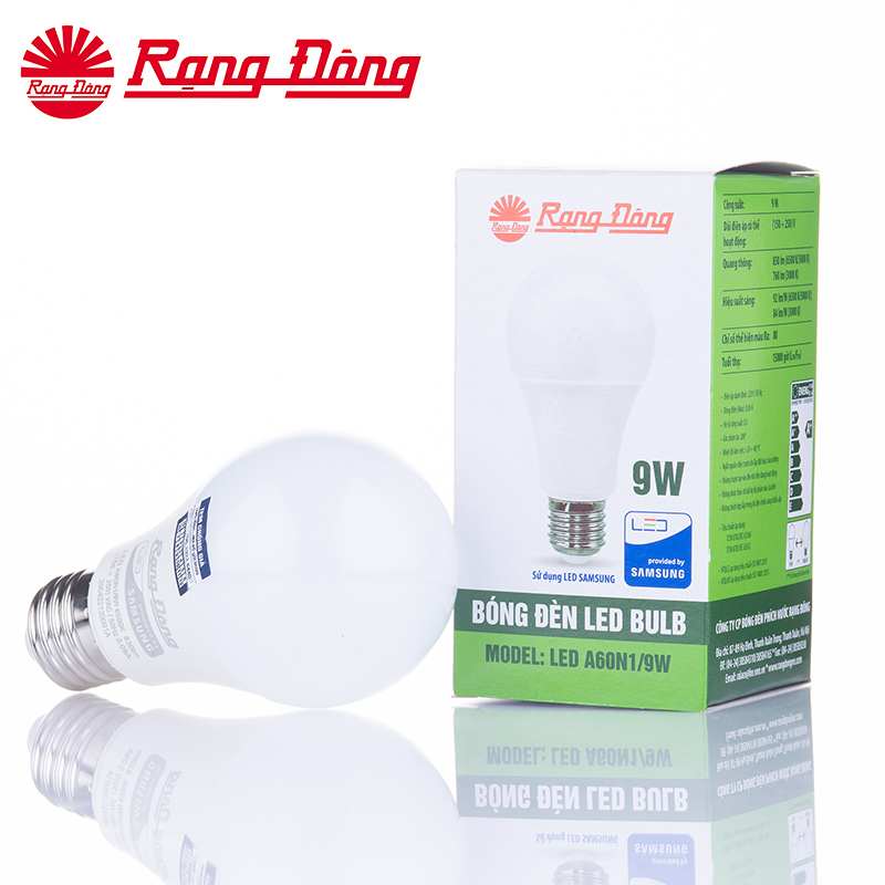 Led bulb tròn A60N1 9W