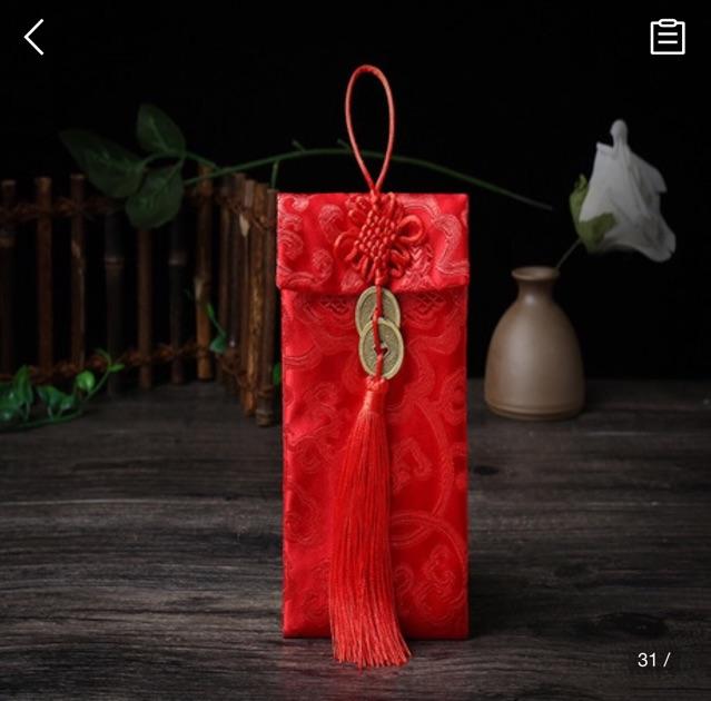 Lì xì vải gấm cao cấp thêu hoạ tiết in nổi nhiều mẫu