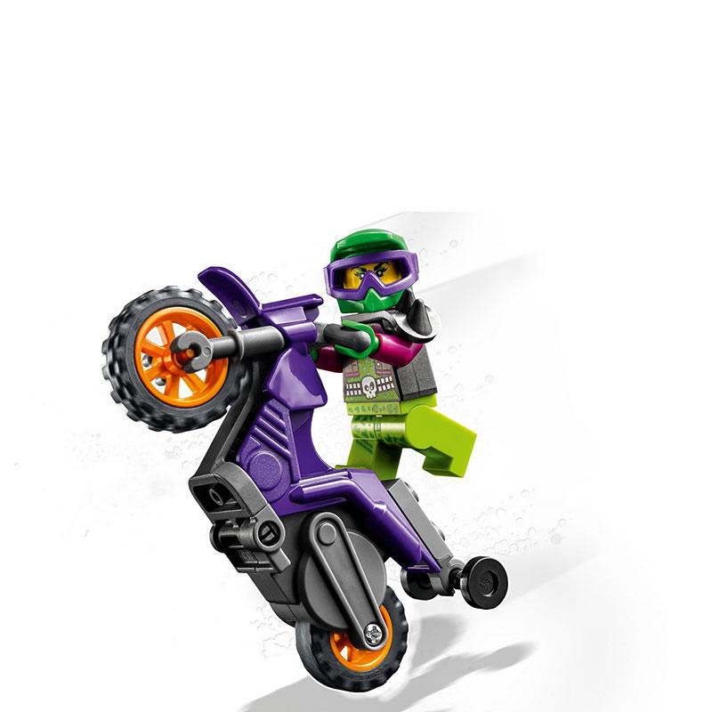 Đồ Chơi LEGO CITY Xe Đua Mô Tô Của Wheelie 60296