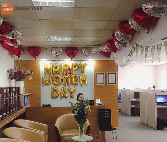 Sét bóng Happy women's day trang trí ngày quốc tế phụ nữ 8/3