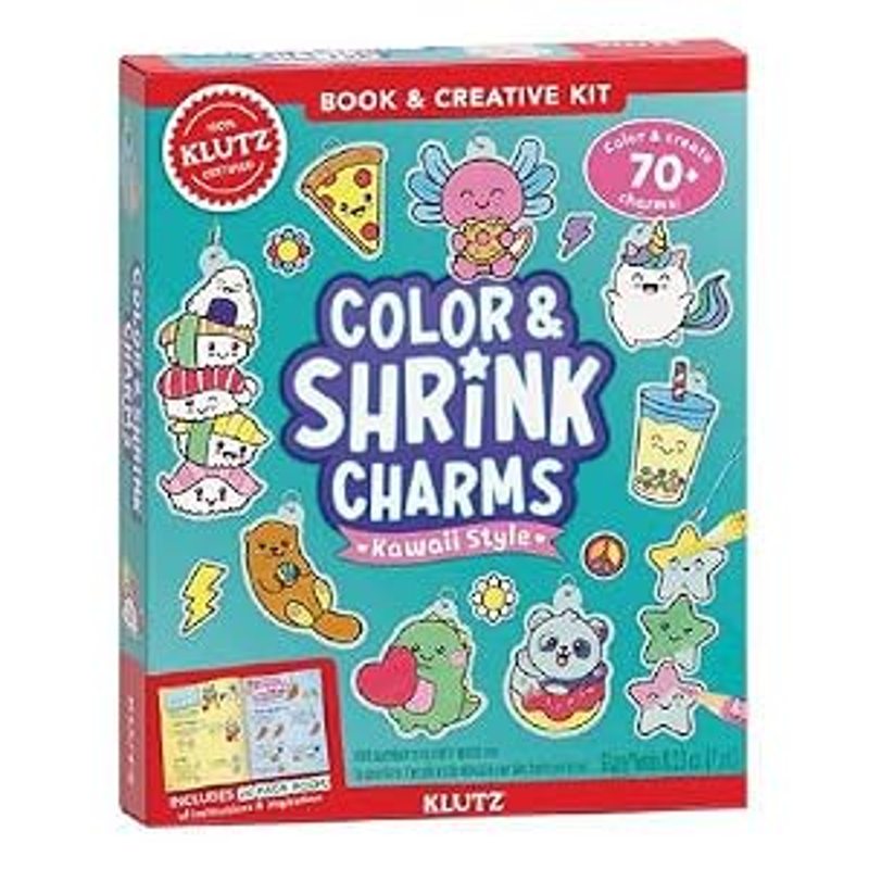 Sách Klutz: Color & Shrink Charms Kawaii Style