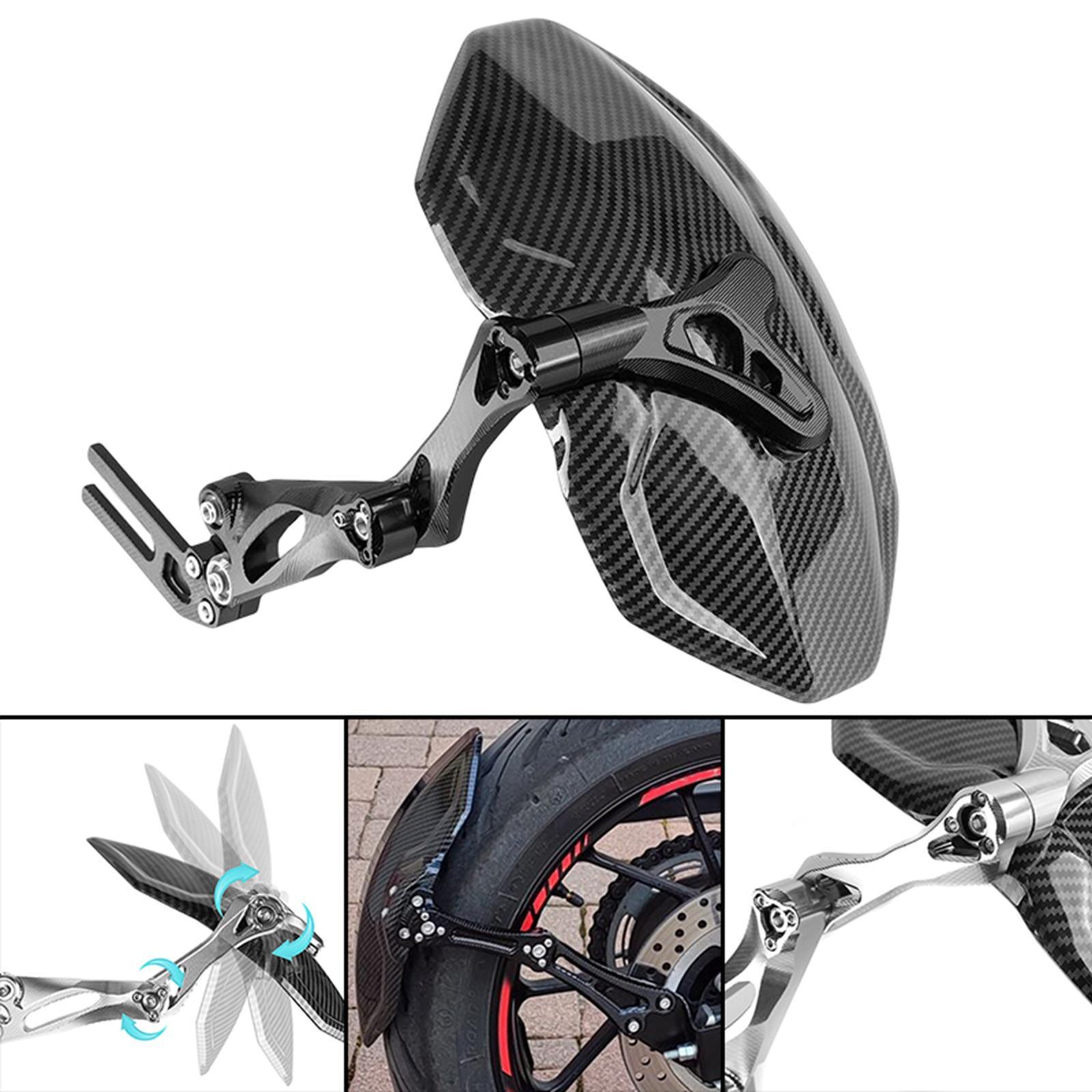 Motorcycle Rear  Mudguard  Aluminium Alloy Rear   , Black