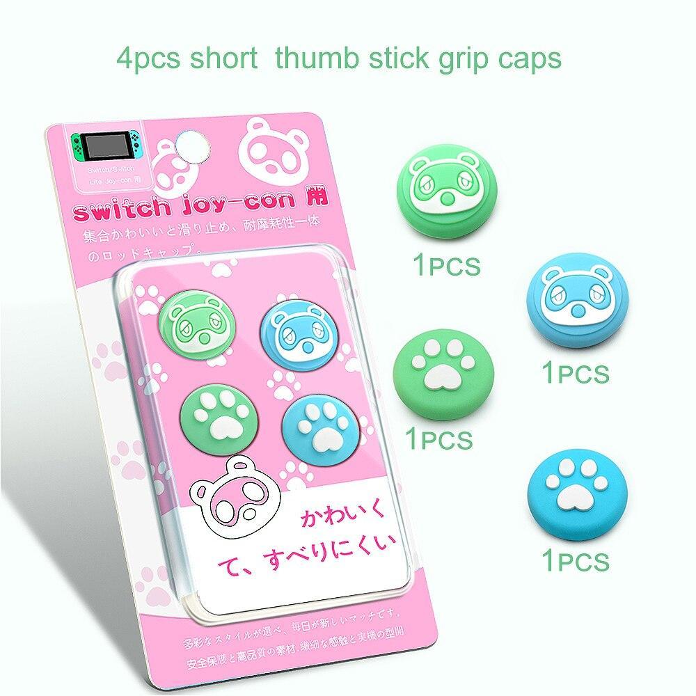 Set 4 Vỏ Bọc Nút Bấm Bằng Cao Su Cho Tay Cầm Chơi Game Nintendo Switch Lite Joycon