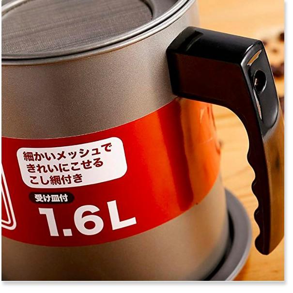 Bình đựng dầu ăn làm từ thép 304 1.6L