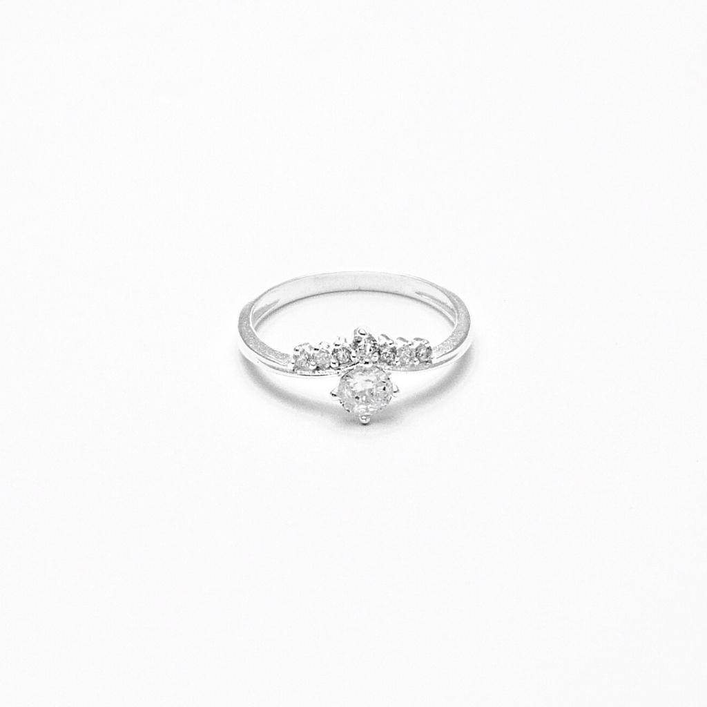 Nhẫn bạc nữ Anta ATJ9040 Đính đá vương miện công chúa Princess crown