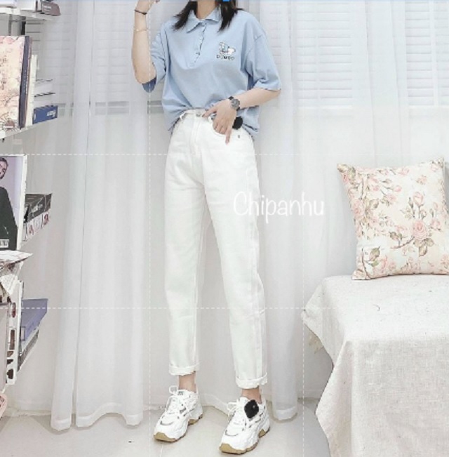 Quần baggy kaki nữ ống nhỏ tôn dáng, dễ phối đồ