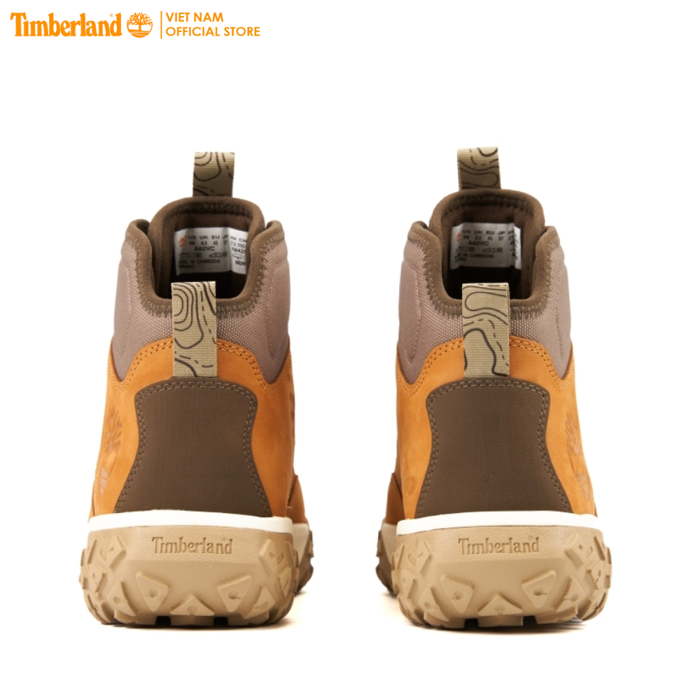 [Original] Timberland Giày Thể Thao Nam Leo Núi GreenStride Motion 6 Mid Leather Wheat Nubuck TB0A62VC24