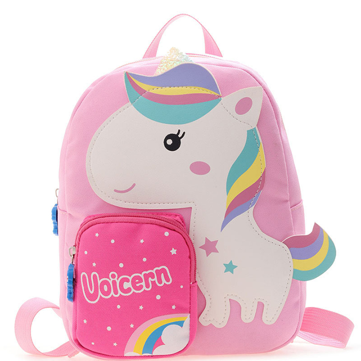 Balo cho Hình 3D cho bé đi học mẫu giáo chất mềm mịn chống thấm nước cao cấp size 27cm