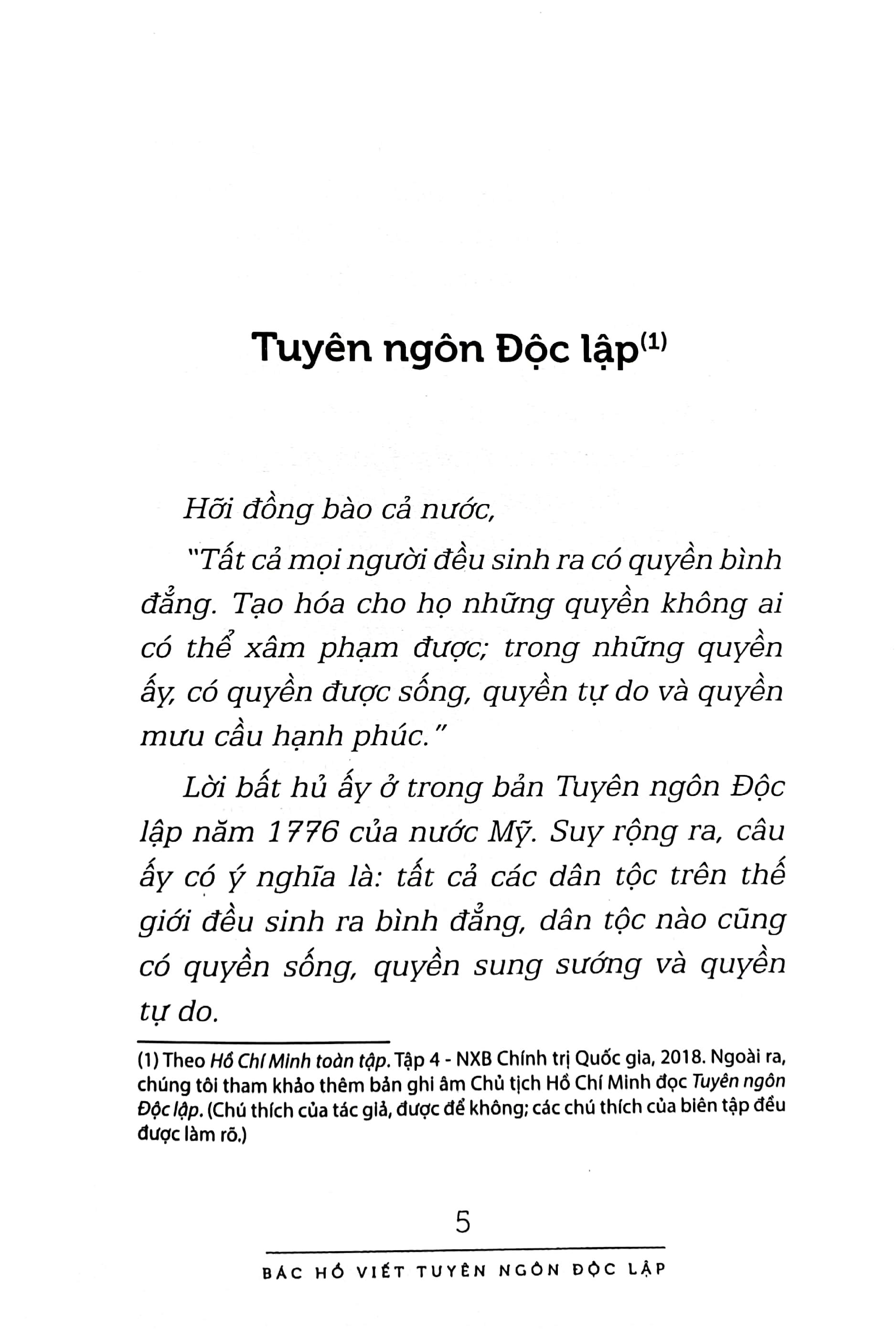 Bác Hồ Viết Tuyên Ngôn Độc Lập