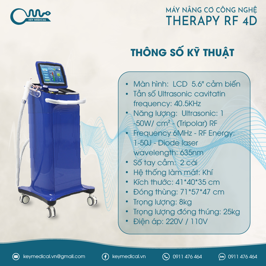 Máy nâng cơ công nghệ Therapy RF 4D