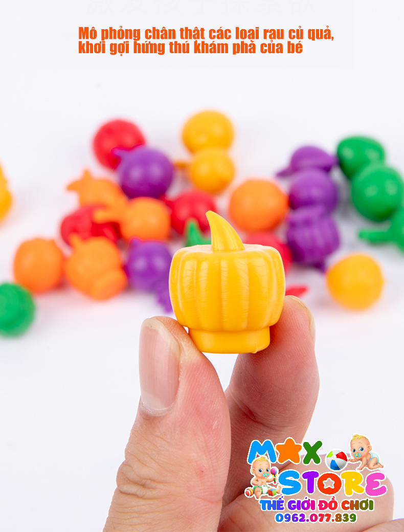 Đồ Chơi Trang Trại Trồng Rau Củ Quả Vui Vẻ - Mẫu Mới