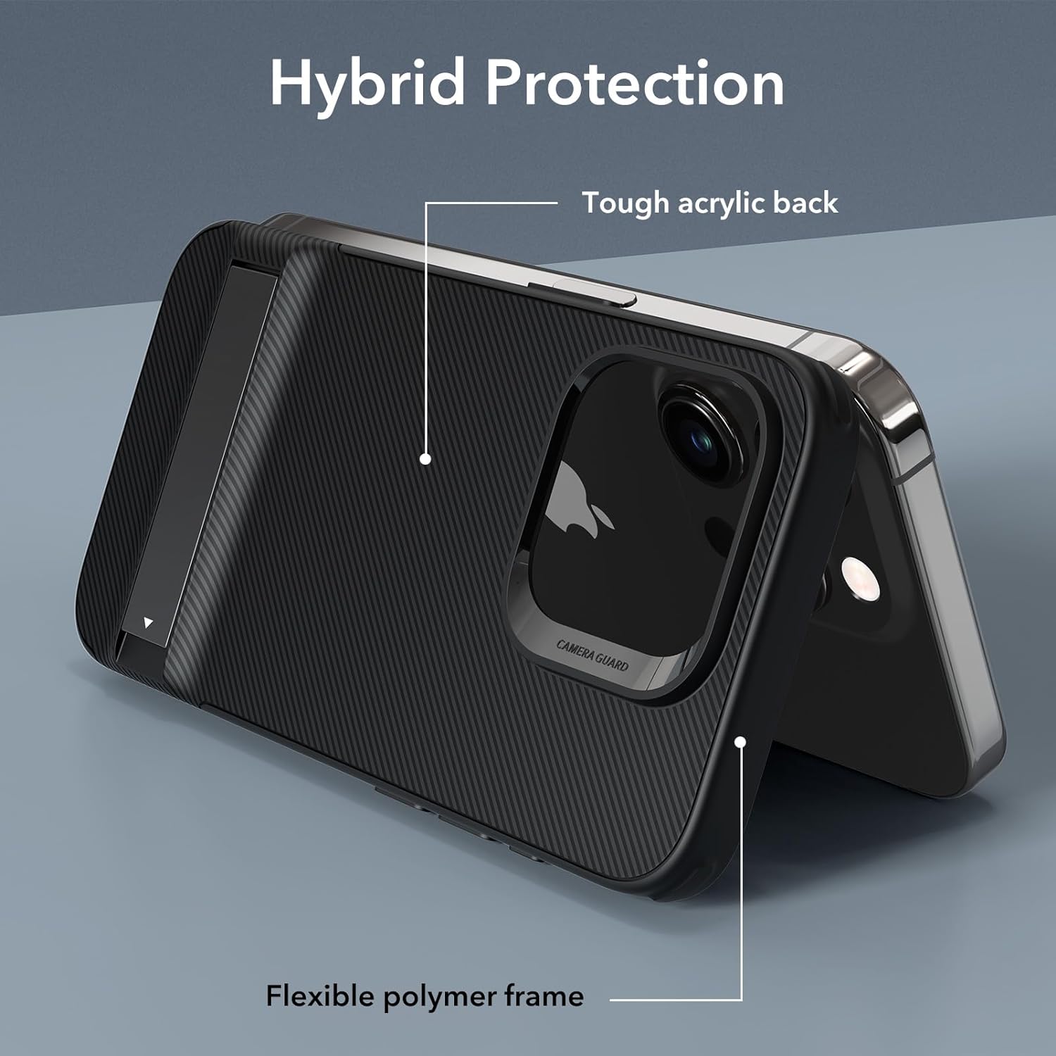 Ốp Lưng cho iPhone 15 Pro Max ESR Boost Kickstand Phone Case - Hàng Chính Hãng