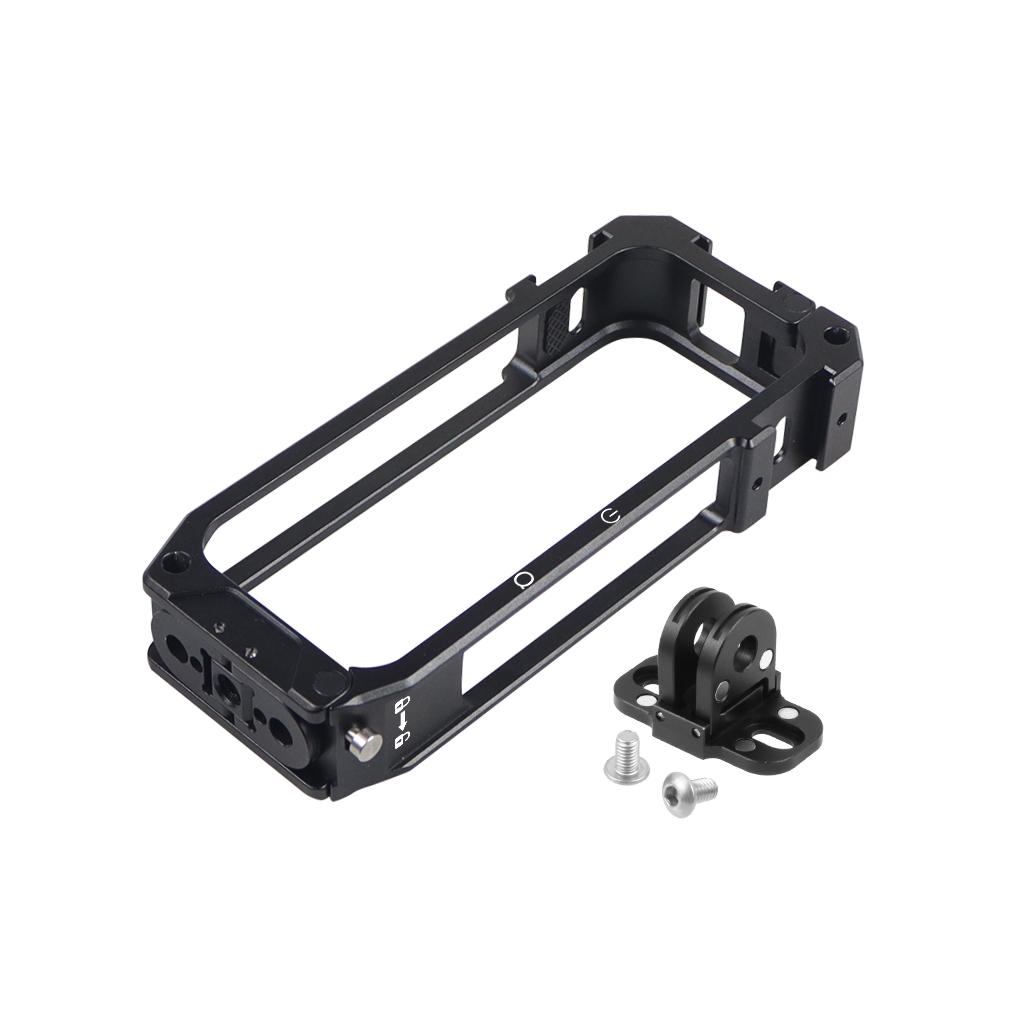 Khung Máy Ảnh Cho Insta360 X3 Kim Loại Khung Bảo Vệ Vỏ 1/4 Tripod Adapter Giày Lạnh Ốp Cho Insta 360 X3 Hành Động Toàn Cảnh