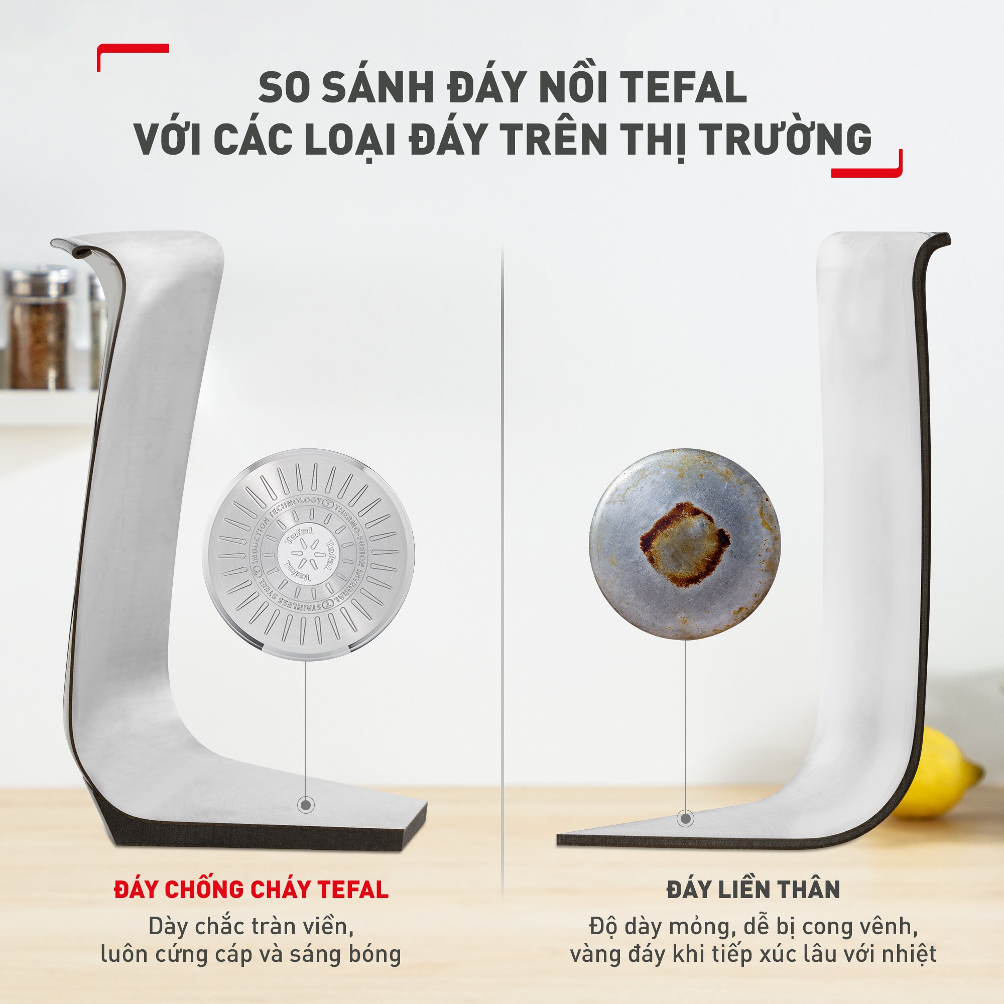 Bộ 3 nồi inox cao cấp Tefal Duetto Plus - Hàng chính hãng