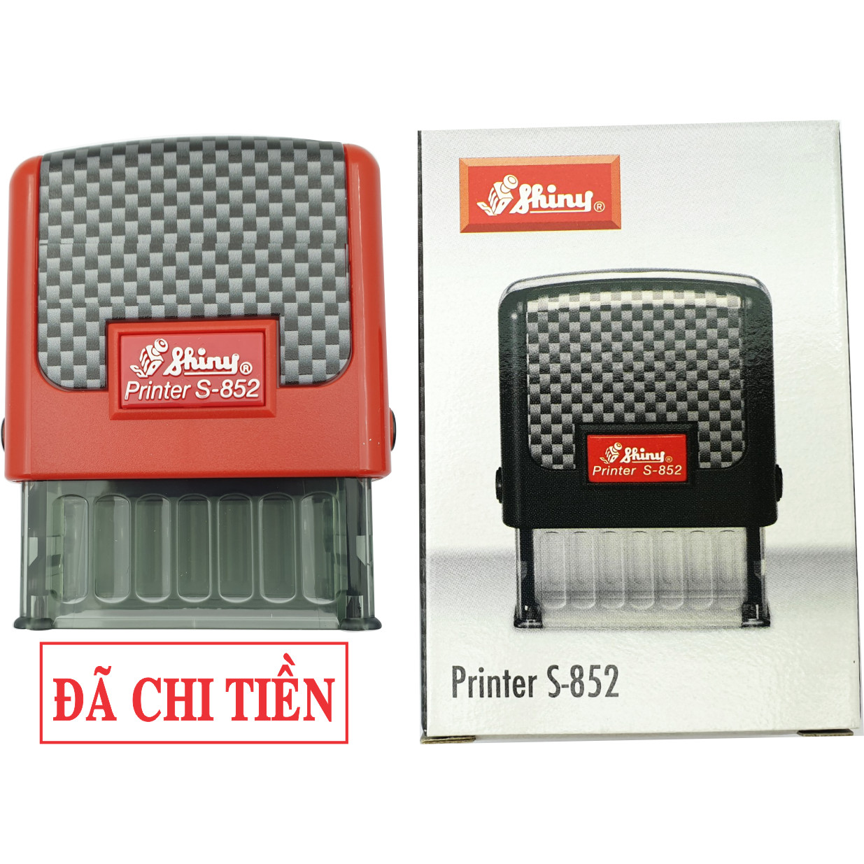 Con dấu Đã Chi Tiền - Shiny S852 mực đỏ