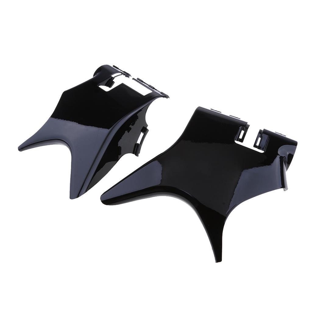 Pair Motorcycle Black Frame Neck Cover Cowl for Honda Shadow NV VT400 600
