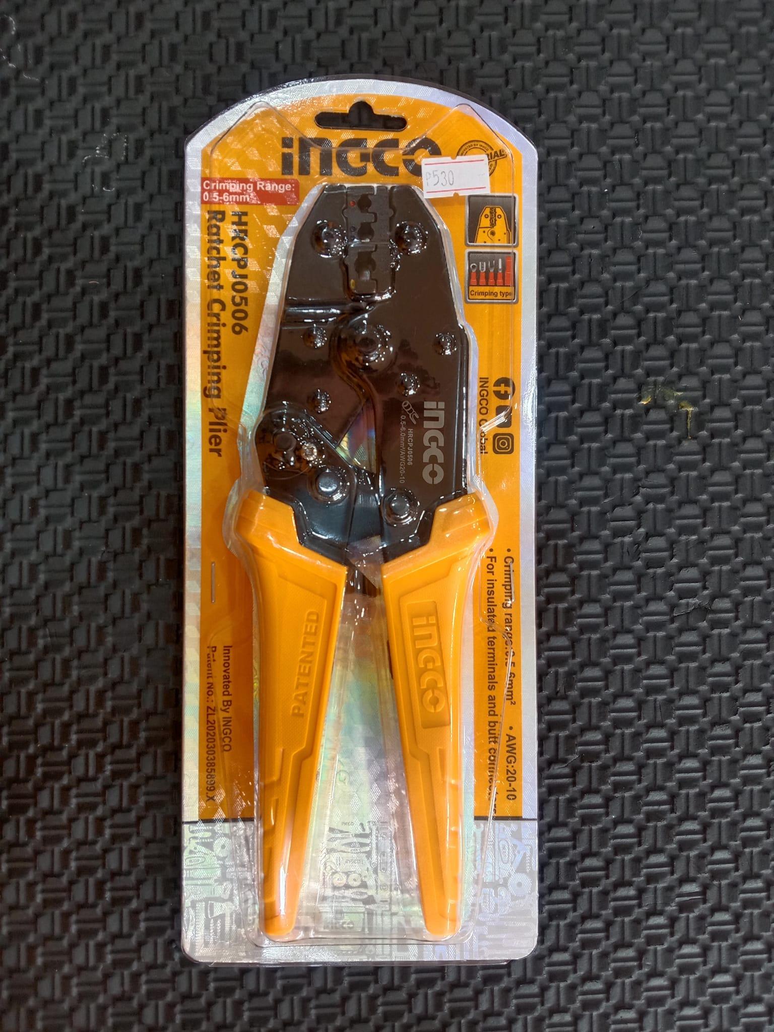 KỀM BẤM COS DÂY ĐIỆN AWG 20-10 INGCO HRCPJ0506 - HÀNG CHÍNH HÃNG
