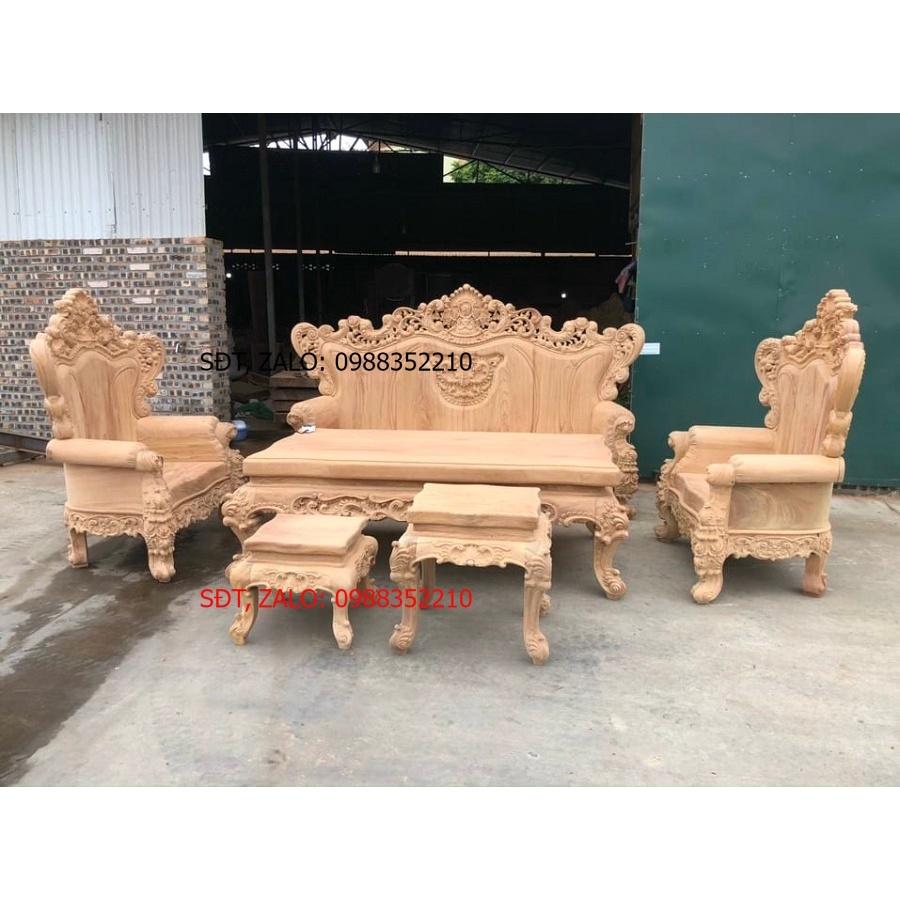 Bộ bàn ghế hoàng gia gỗ gõ đỏ