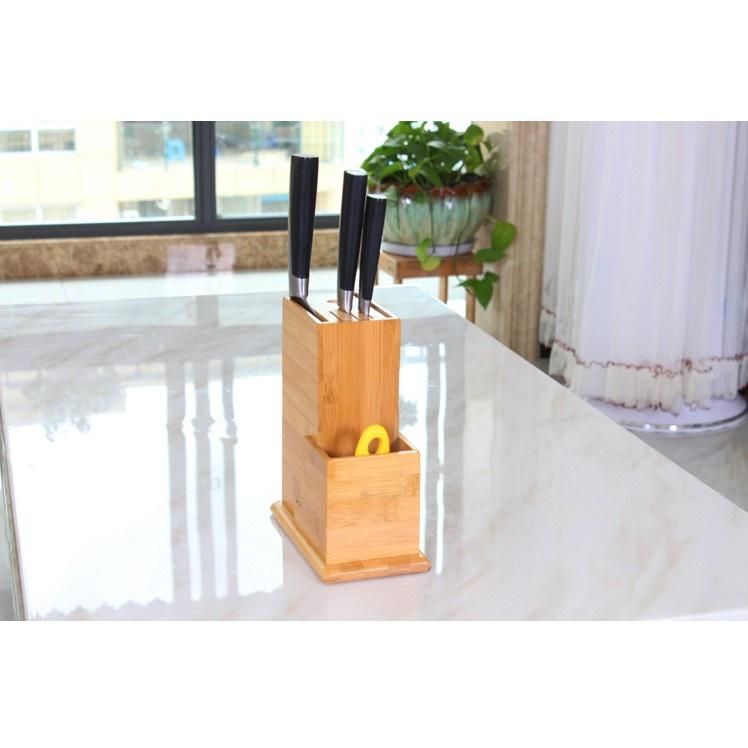 ️ Ống Căm Đựng Dao Đũa Thìa Bằng Gỗ Tre Hiện Đại, Sang Trọng - Đồ Dùng Bếp Tinh Tế