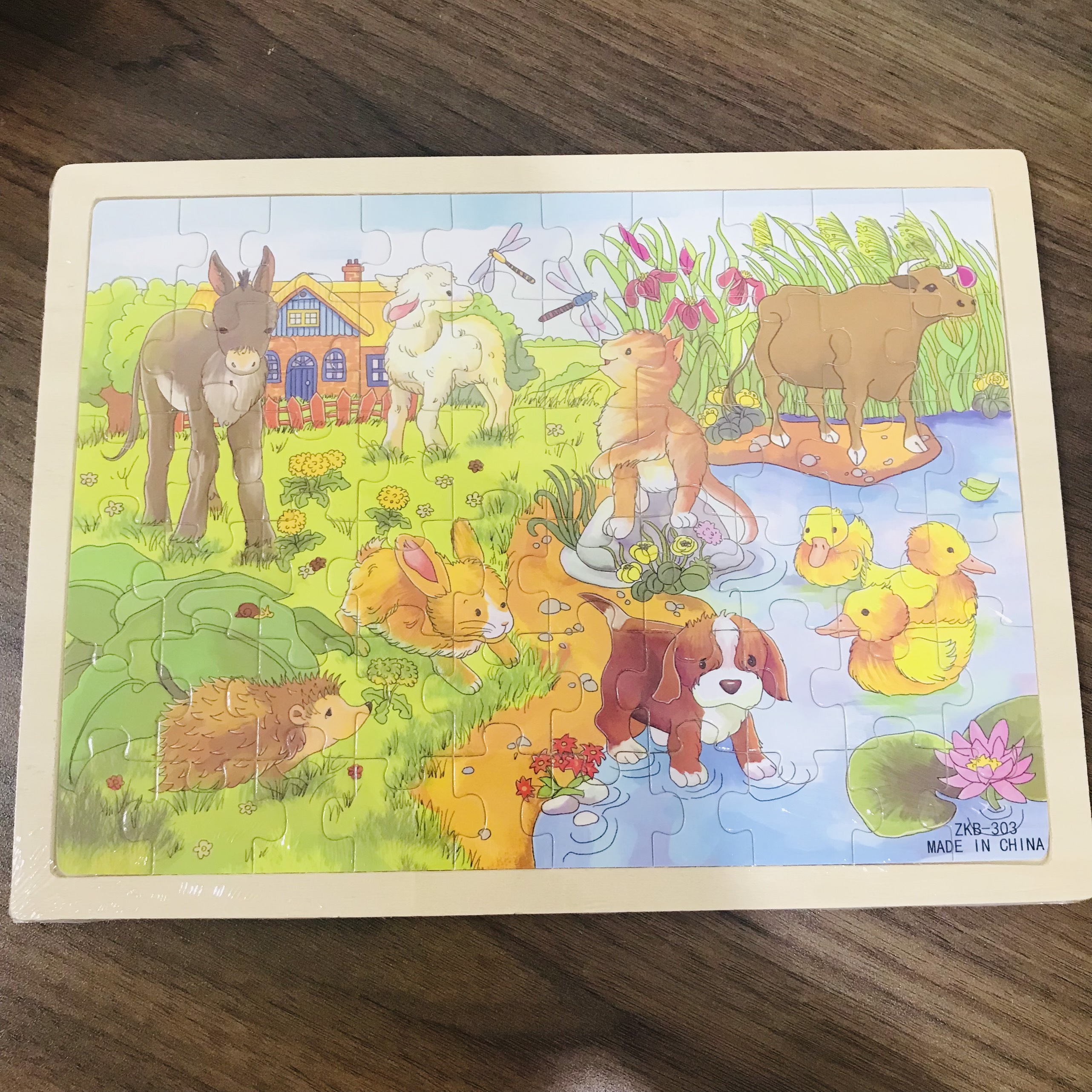 Đồ chơi tranh xếp hình 60 miếng puzzle - Đồ chơi thông minh cho bé