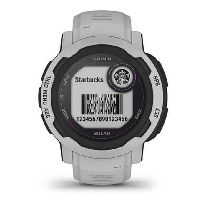 Đồng Hồ Thông Minh Garmin Instinct 2 Solar - Mist Gray (Màu Xám Nhạt) - Hàng Chính Hãng