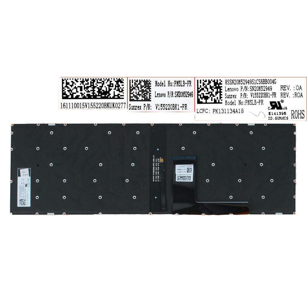 FR Laptop Keyboard with Backlit for 310-15 510-15 510S-15ISK