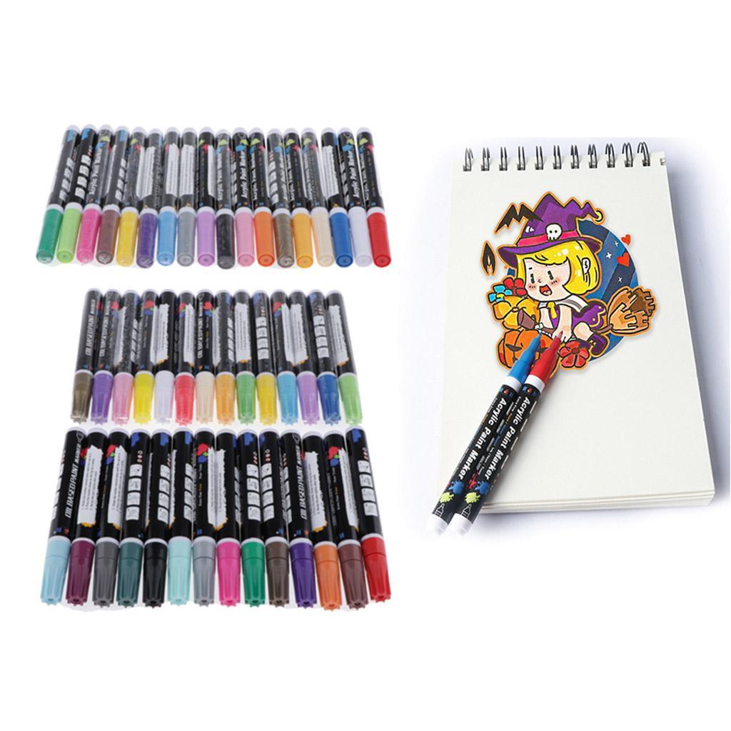 Paint Pens - Premium Acrylic Paint Pens & Rock Painting Kit for Painting Rocks, Glass, Ceramic, Porcelain. Permanent Oil Based Waterproof Markers
