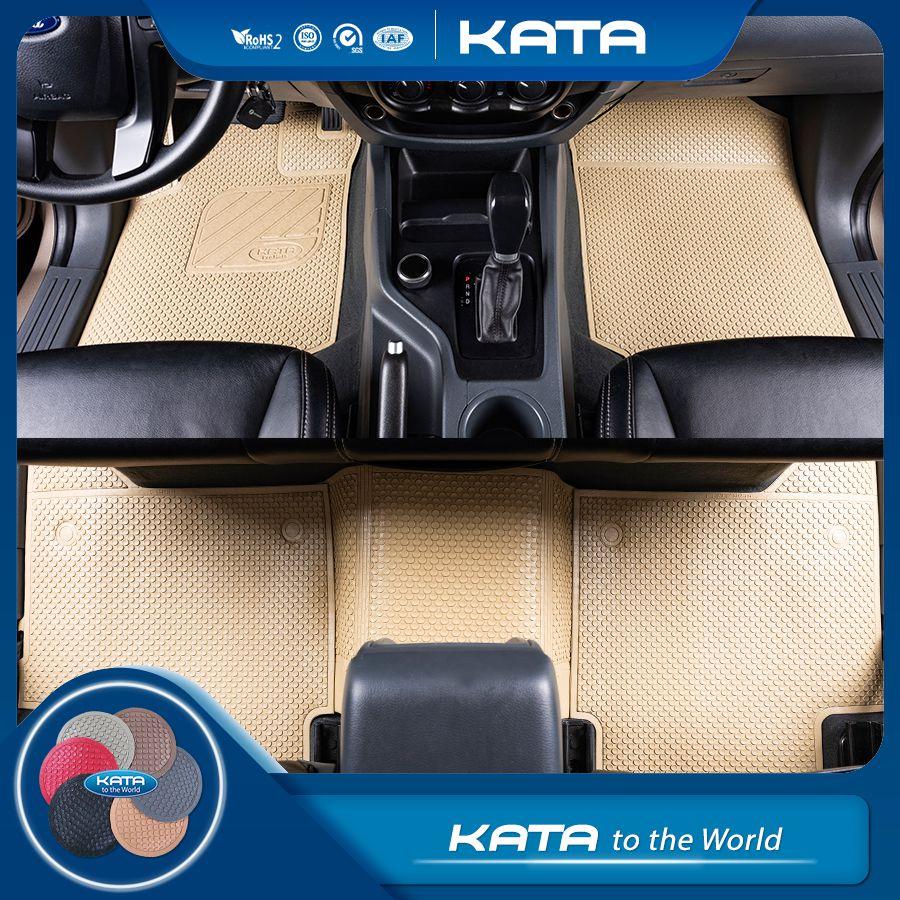 Thảm lót sàn ô tô KATA cho xe Ford Ranger - Phiên Bản KATA Pro - Khít với sàn xe, Không thấm nước