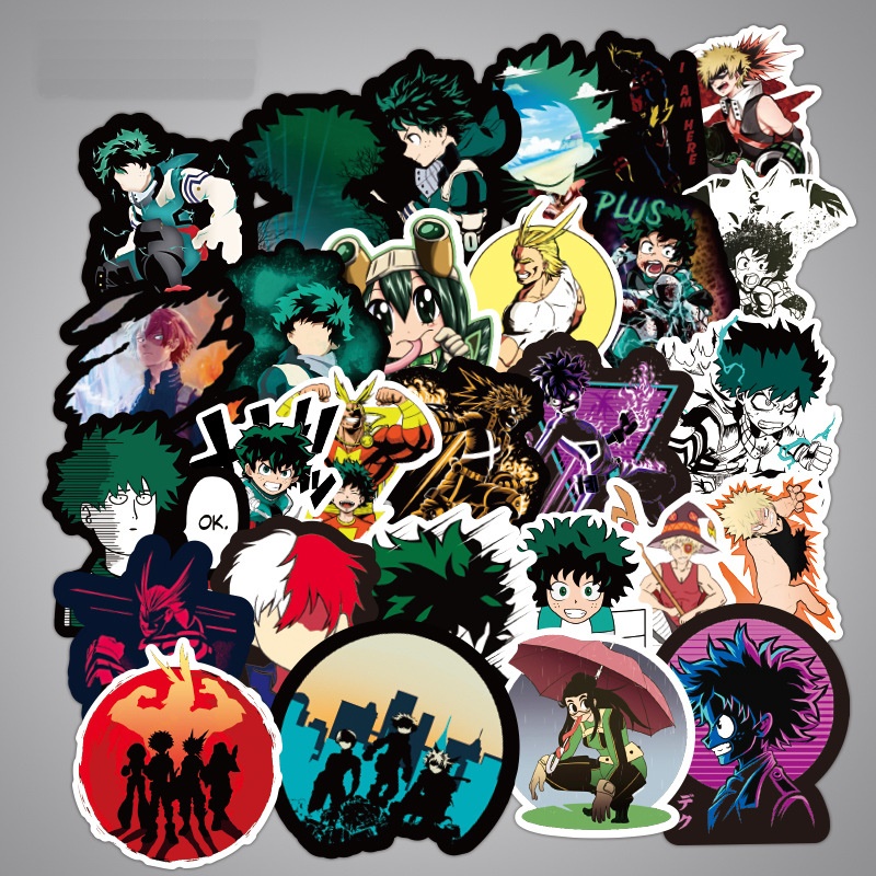 Sticker 100 miếng hình dán My hero Academia SetB