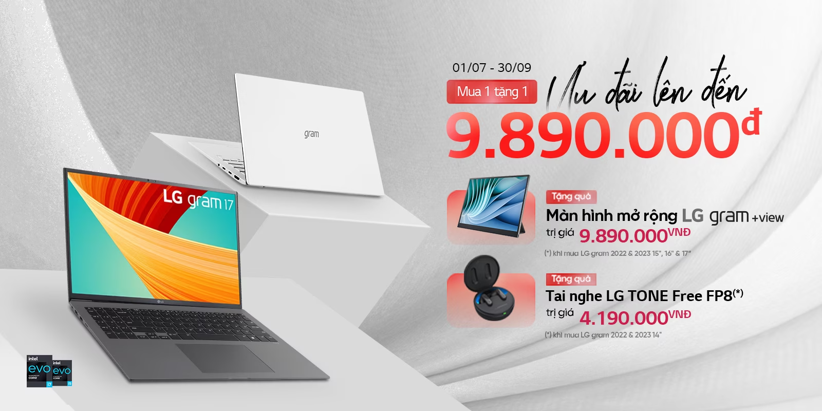 Laptop LG Gram UltraSlim 2023 15Z90RT-G.AH55A5 Hàng chính hãng