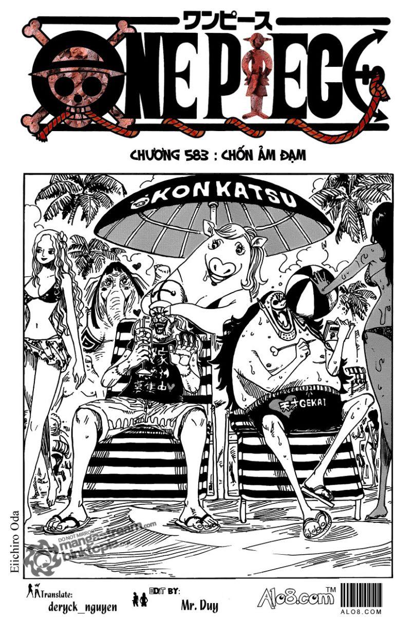 đảo hải tặc - one piece chapter 583 1
