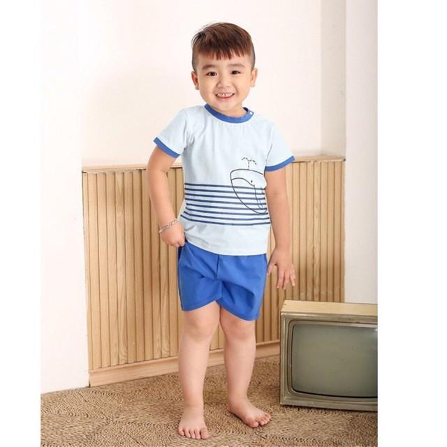 SS175 Bộ cộc La Pomme Cá heo đại dương