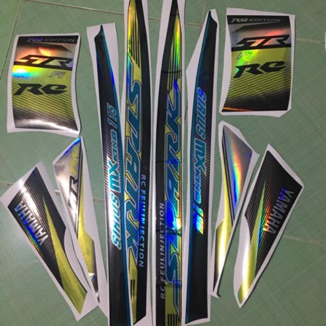 Tem sirius fi spark vàng đen crom