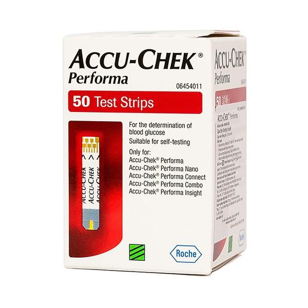 Hộp 50 que thử đường huyết Accu Check Performa