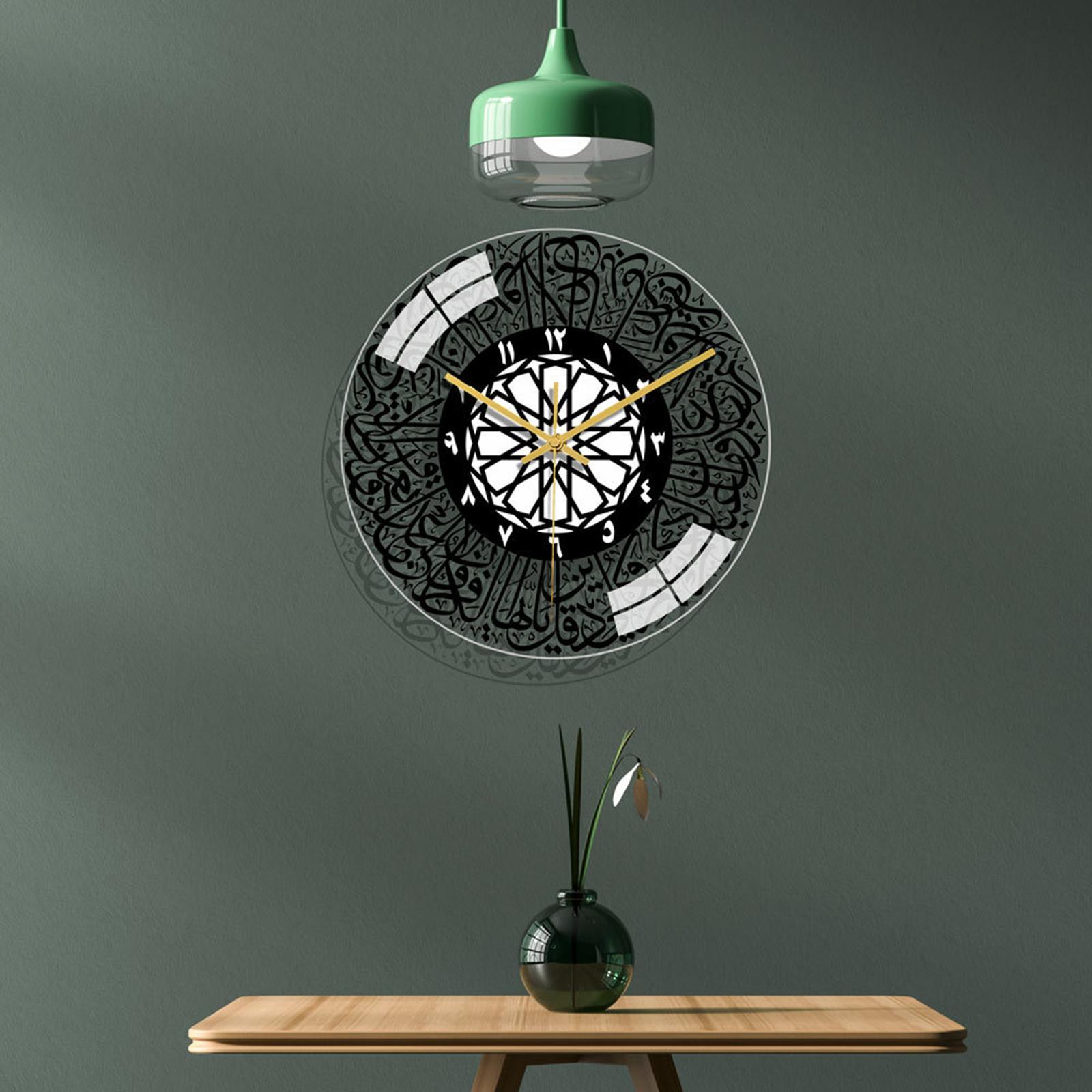 Acrylic Wall Clock Silent Clock for Living Room Home