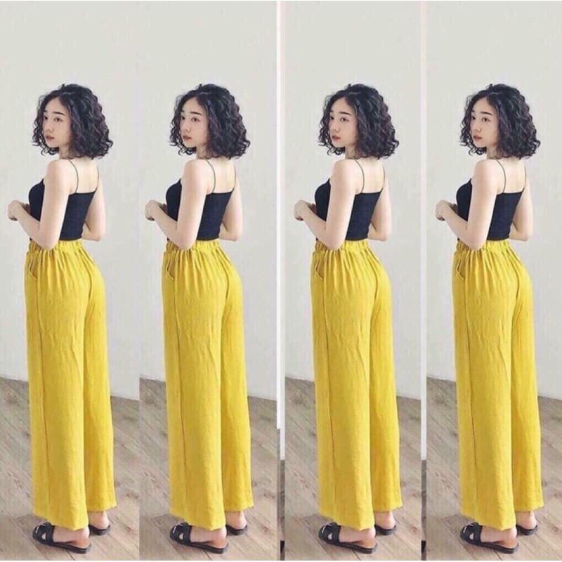 Quần đũi dài ống rộng