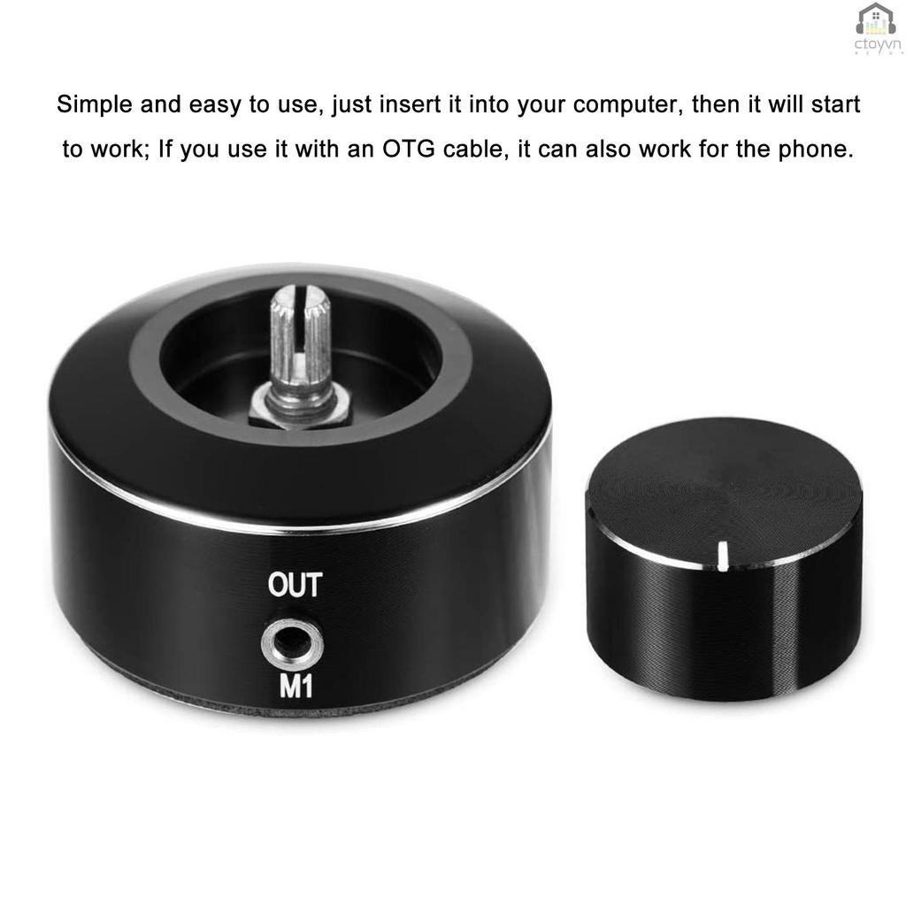 Nút điều chỉnh âm lượng mini FX-AUDIO M1 3.5mm cho Win10/8/7/Vista/XP/Mac