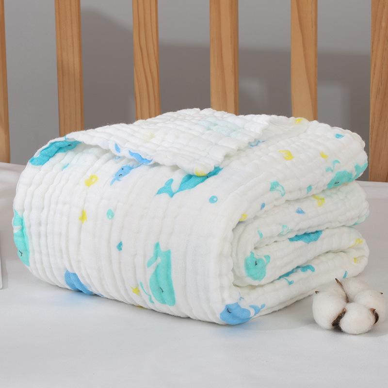 6 Lớp Muslin Đầm Bambu Bé Đầm Bọc Chăn Cho Bé Mùa Đông Chăn Cho Bé Sơ Sinh Manta Bebe Gateo Suave Muselina Tã