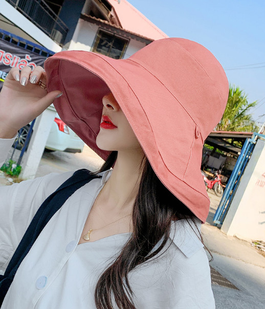 Mũ rộng vành chống nắng đội 2 mặt thời trang, nón rộng vành chống nắng cao cấp